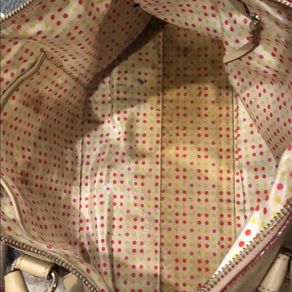 Kate Spade leather bag In Tan/dark cream leather
